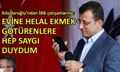 Kılıçdaroğlu, İBB çalışanlarının bayramını cep telefonundan kutladı