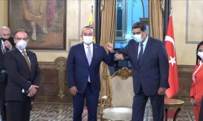Çavuşoğlu, Venezuela Devlet Başkanı Maduro ile bir araya geldi
