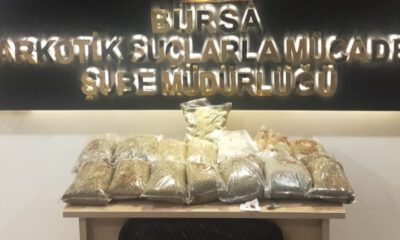 Bursa’da uyuşturucu operasyonu: 3 zanlı tutuklandı