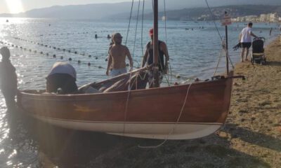 Gemlik Körfezi’nde alabora olan teknedeki 3 kişi kurtarıldı