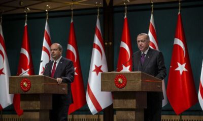 Erdoğan’dan KKTC Cumhurbaşkanı seçilen Ersin Tatar’a tebrik