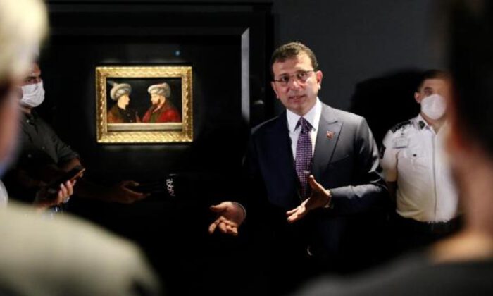 İmamoğlu, Fatih’in tablosunu Osmanlı Hanedanı fertleriyle buluşturdu