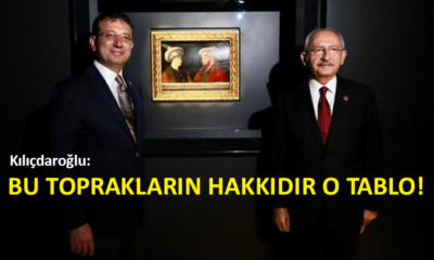 Fatih Sultan Mehmet tablosunun öngösterimi Kılıçdaroğlu’na…