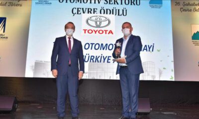 Toyota Otomotiv Sanayi’ye ‘Otomotiv Sektörü Çevre Ödülü’
