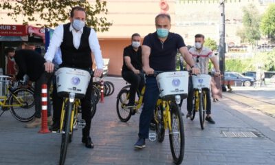 Bursa’da paylaşımlı bisiklet uygulaması başladı