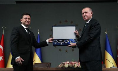Cumhurbaşkanı Erdoğan’a ‘Ukrayna Devlet Nişanı’ verildi