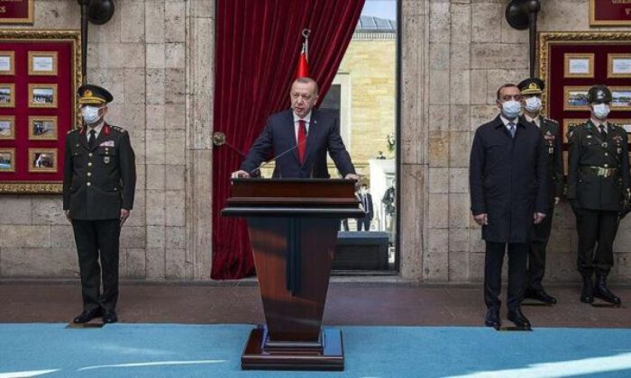 Erdoğan: Atatürk ve silah arkadaşları, hayırla yad edilecektir