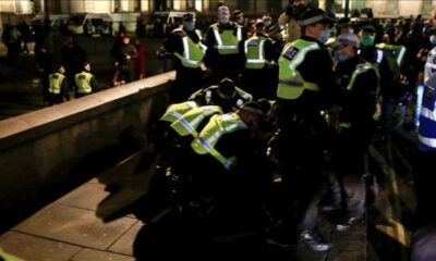 İngiltere’de karantina protestosu: 104 kişi gözaltına alındı