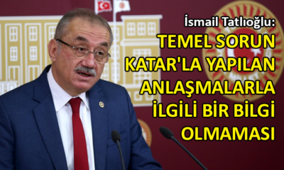 İYİ Parti Grup Başkanı Tatlıoğlu’ndan iktidara şeffaflık eleştirisi