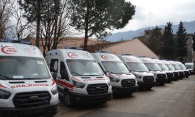 Sağlık Bakanlığı, Bursa’ya 18 yeni ambulans gönderdi