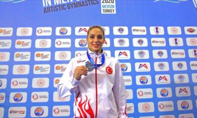 Göksu Üçtaş Şanlı, Avrupa Artistik Cimnastik Şampiyonası’nda gümüş madalya kazandı