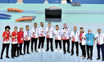 Milli cimnastikçiler, Avrupa Şampiyonası’nda 8 madalya kazandı