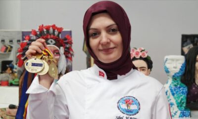 Milli takıma seçilen Bursalı kadın pastacıdan 3 altın madalya