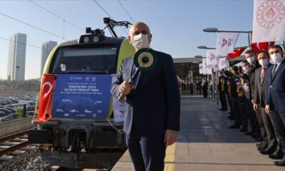Türkiye’den Çin’e gidecek ilk ihracat treni İstanbul’dan uğurlandı