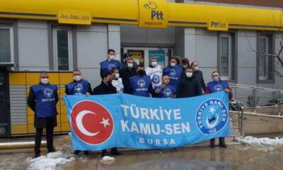 Türk Kamu Sen Bursa Şubesi üyelerinden ‘zam’ tepkisi