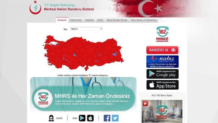 Sağlık çalışanları için Kovid-19 aşı randevuları MHRS’de güncellendi