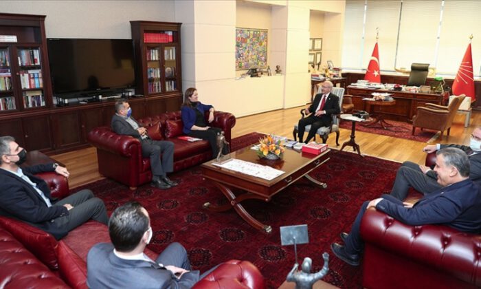 Kılıçdaroğlu, DİSK Başkanı Çerkezoğlu’nu kabul etti