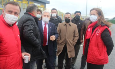 Yeniden Refah Partisi, grevdeki işçilere sahip çıktı