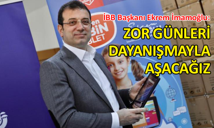 İBB Başkanı İmamoğlu, 40 bin tablet dağıtımını başlattı