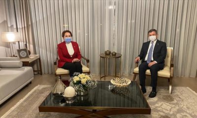 Akşener’den, Gelecek Partisi Genel Başkanı Davutoğlu’na ziyaret
