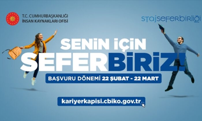 ‘Staj Seferbirliği’ programına başvurular başladı