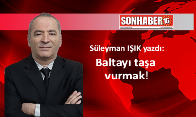 Baltayı taşa vurmak!