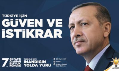 AK Parti Büyük Kongresi’nin sloganı belli oldu