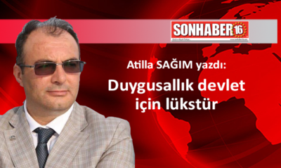 Duygusallık devlet için lükstür