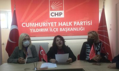 CHP Yıldırımlı kadınlardan İstanbul Sözleşmesi’nin feshine tepki