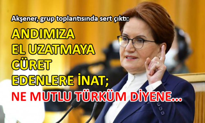 Akşener’den çok sert Andımız tepkisi…