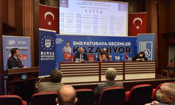 BUSKİ’de SMS faturaya geçenler kazandı