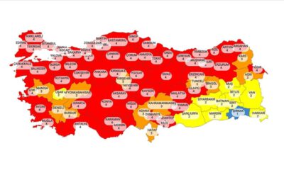 Kovid-19 risk değerlendirme haritası açıklandı