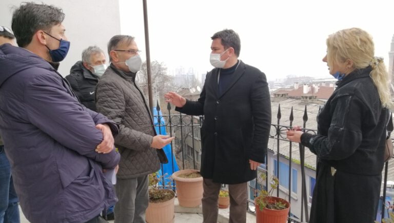 CHP’li Aydın, mağdur Kavaklı sakinlerini yalnız bırakmadı