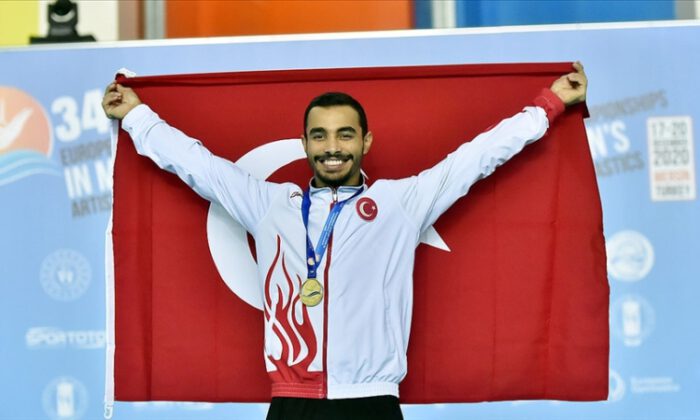 Milli cimnastikçi Ferhat Arıcan, Avrupa şampiyonu oldu