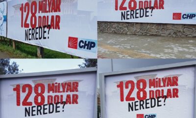 ‘128 milyar dolar nerede?’ afişleri hakkında karar