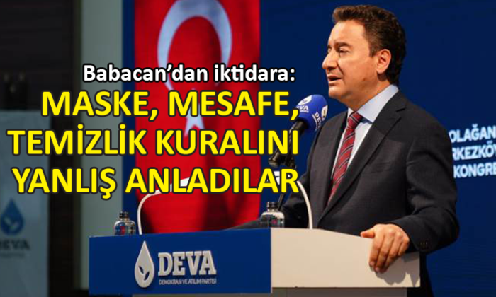 Ali Babacan’dan iktidara ‘tedbir’ eleştirisi