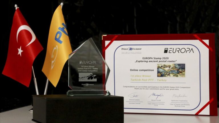 PTT, ‘En İyi Avrupa Pulu Yarışması’nda birinci