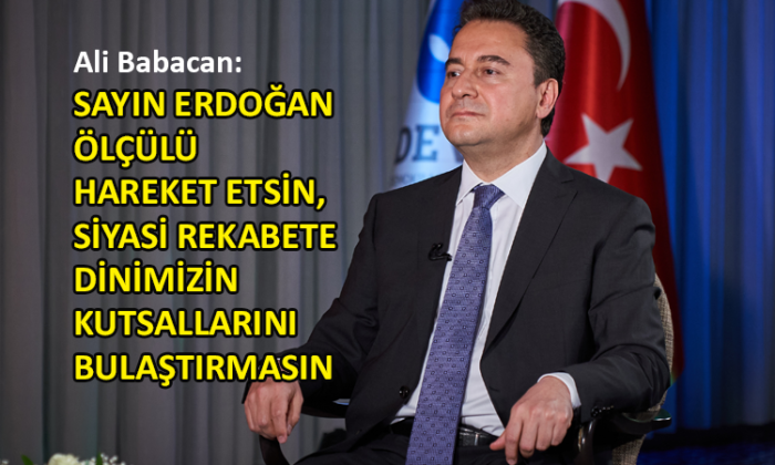 Babacan: Din kimsenin tekelinde değil!