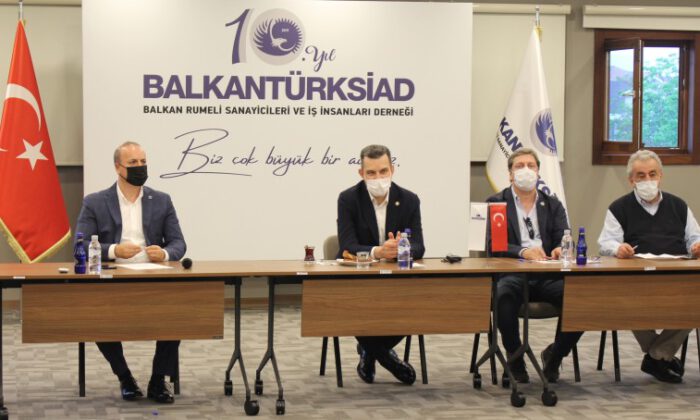 BALKANTÜRKSİAD yönetimi Vekil Esgin’i ağırladı