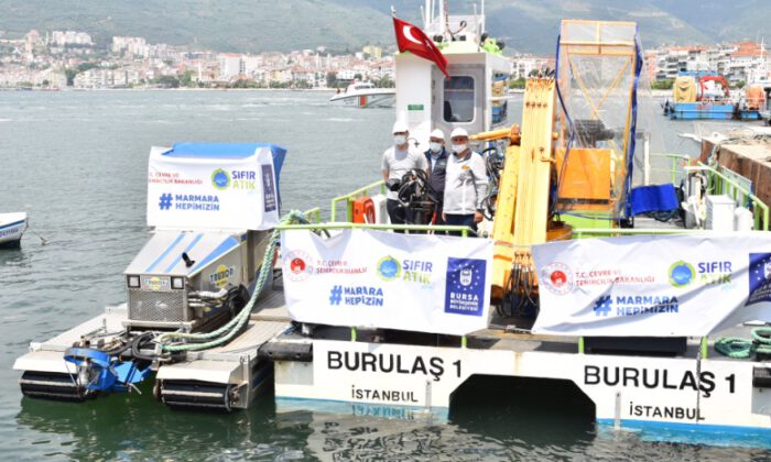 Bursa sahillerinde müsilaj seferberliği başladı