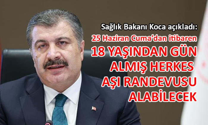 Bakan Koca, aşılamada son durumu açıkladı