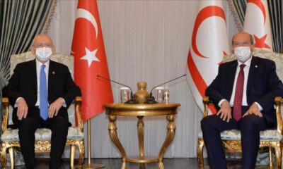 KKTC Cumhurbaşkanı Tatar, CHP lideri Kılıçdaroğlu’nu kabul etti
