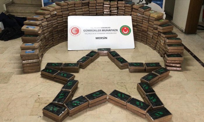 Mersin’de bir haftada 1 ton 763 kilogram kokain ele geçirildi