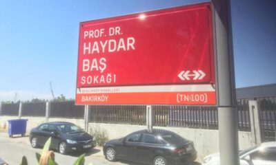 İBB’den Prof. Dr. Haydar Baş Sokağı’na onay