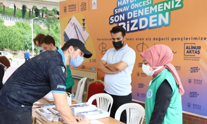 Bursa Büyükşehir’den üniversite adaylarına tam destek