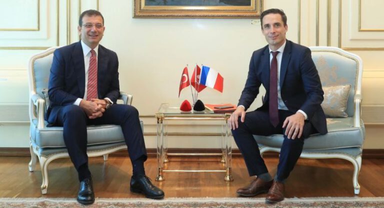 İmamoğlu, Fransız Bakan Djebbari’yi ağırladı