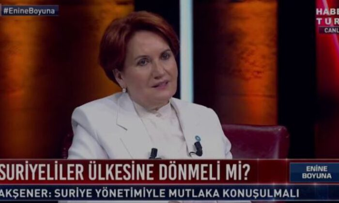 Akşener: Suriye yönetimi ile mutlaka konuşulmalı