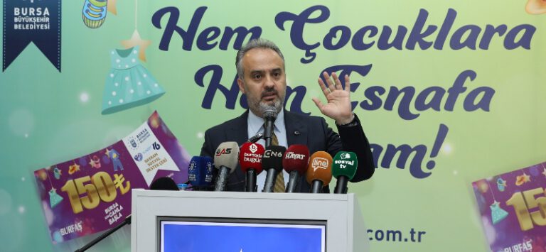 Bursa’da bayram öncesi esnaf ve ihtiyaç sahiplerine destek