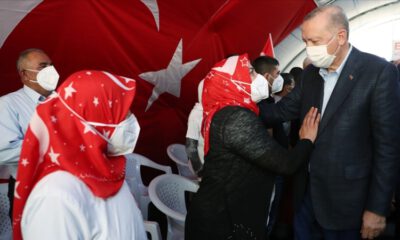 Erdoğan, Diyarbakır annelerini ziyaret etti