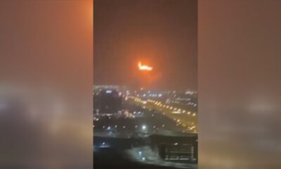Dubai açıklarında bir gemide şiddetli patlama